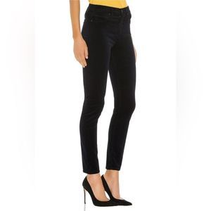 Hudson jeans Barbara super skinny velvet black size 31